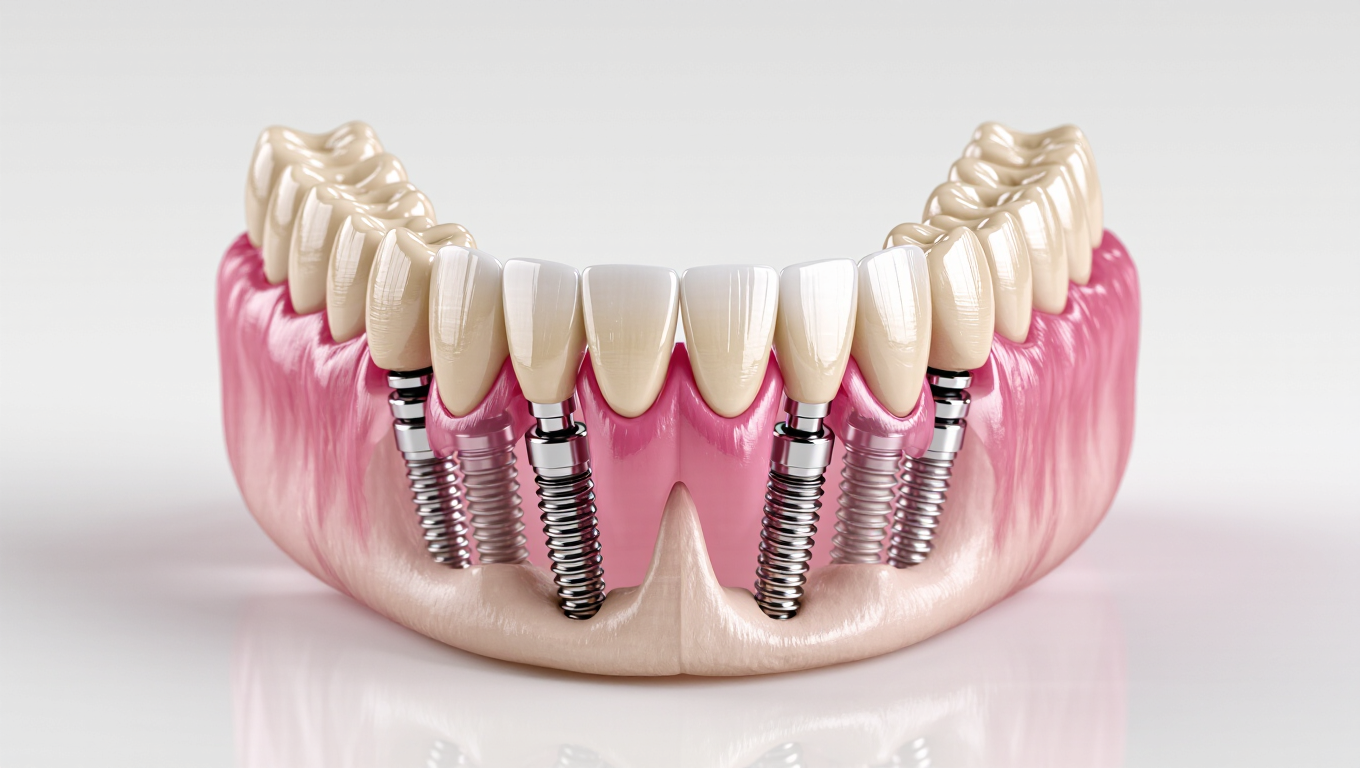 All-On-6 Dental Implants For Preserving Jaw Bone Volume
