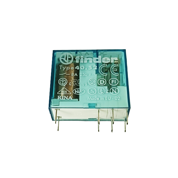 Миниатюрное реле 12В DC DPDT Finder 4...