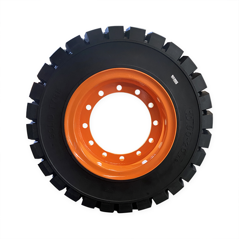 Цельнолитые шины марки TRACTION 10.00-20 для болотных экс...
