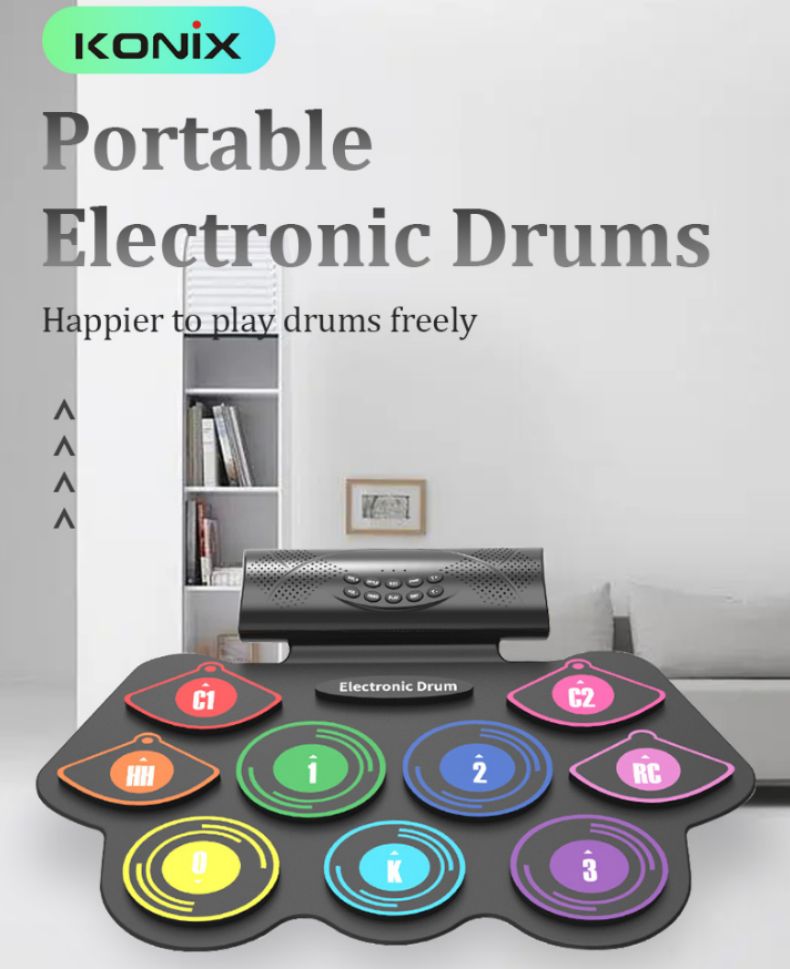 Colorful hand roll drum MD862C2ci4