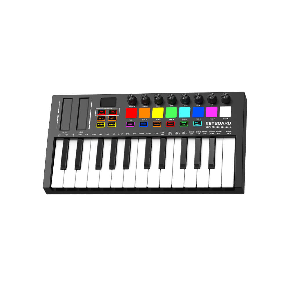 MIDI Контроллер Konix MD02 Музыкальное Пианино Портативный 25 Клавиш Электрическая Клавиатура
