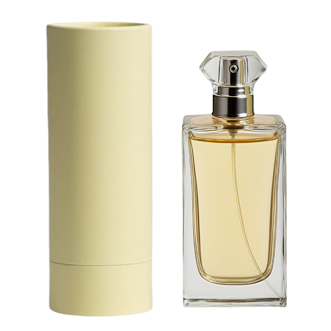 Luksuzna steklenička za parfum je popolnoma integrirana s vrhunsko okolju prijazno embalažo.