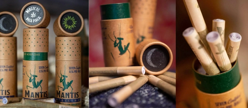 embalaje de tubo de papel de cigarrillo