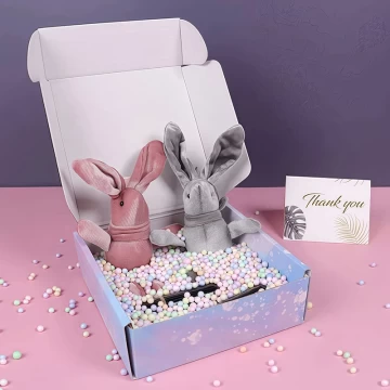 Gepersonaliseerde milieuvriendelijke opvouwbare papieren vliegtuigdozen met logo-opdruk