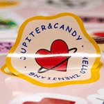 etichette adesive di carta rivestita