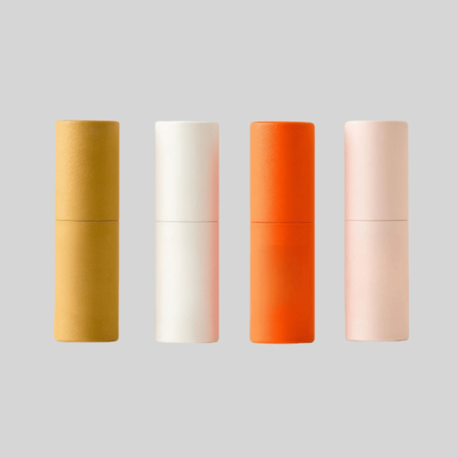 tubo de papel desodorante personalizado