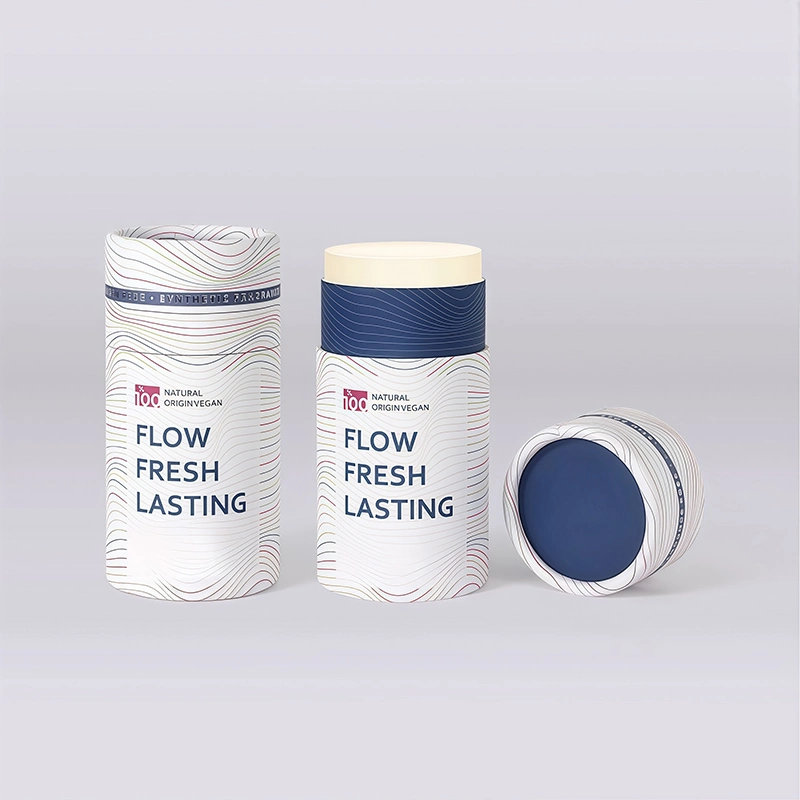 পুনর্ব্যবহারযোগ্য এবং পরিবেশ বান্ধব ডিওডোরেন্ট পেপার টিউব