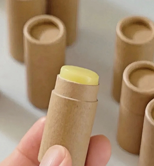 cilindro de desodorante de papel kraft