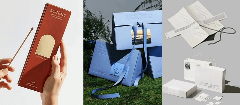 embalaje con una fuerte experiencia sensorial