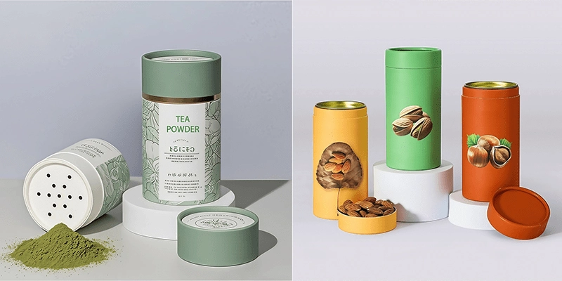 papirna tuba za začin u prahu i orašaste plodove