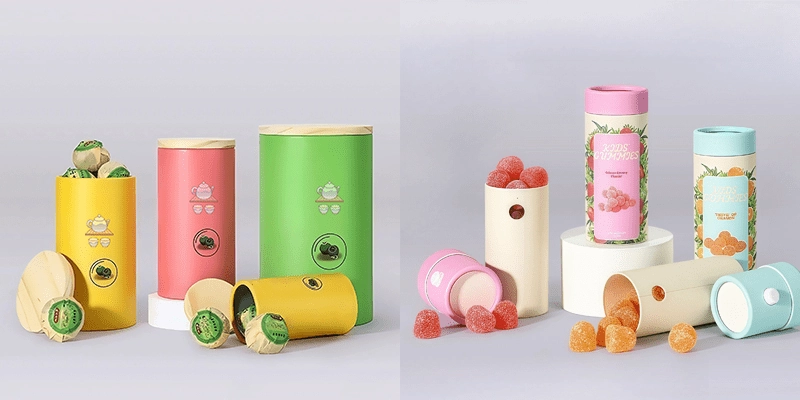 papirna cijev s drvenim poklopcem i sigurnosnom kopčom za djecu