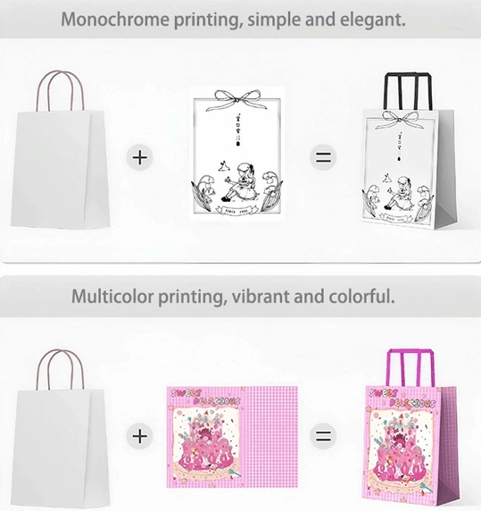 biodegradable custom printed paper bags