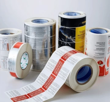 Nhãn dính bạc mờ tùy chỉnh cho nhu cầu đóng gói đa năng