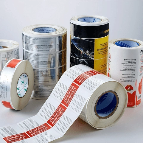 Custom Matte Silver Adhesive Labels for Versatile Packaging Needs
