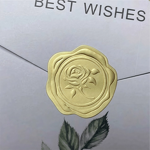 맞춤형 무광 실버 접착 라벨 프리미엄 인쇄