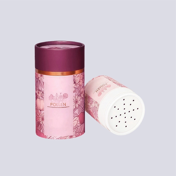 Food-grade sea salt cardboard tubes, eco-friendly packaging.