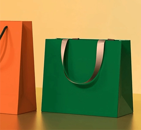 túi quà tặng màu xanh lá cây cao cấp