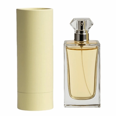 Premium perfume paper tube, elegant and eco-friendly packaging for luxury perfumes.