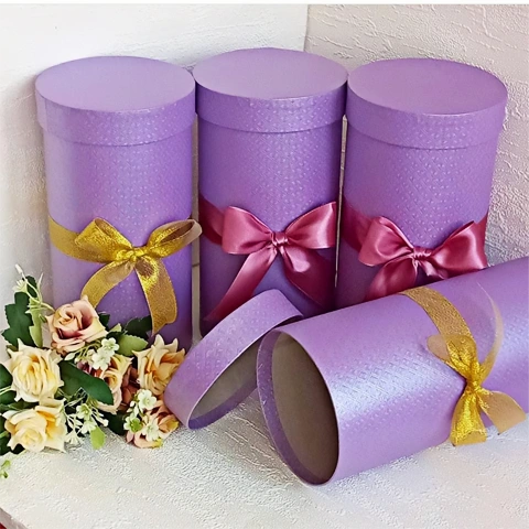 Christmas gift box open view space.