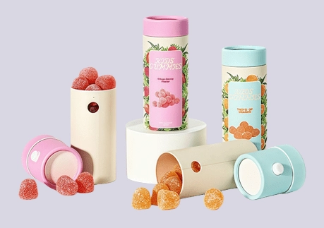 CBD custom cardboard tubes packaging.