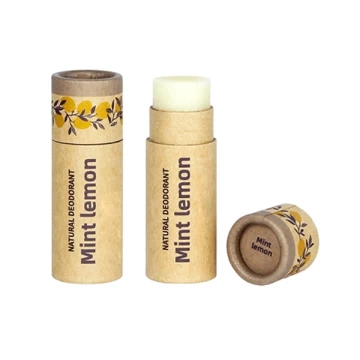 Nyitak ngaropéa Biodegradable Deodorant Lip Balm Paper Tube Bungkusan