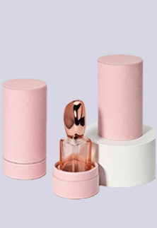 Recyclable perfume paper tube packaging, an eco-friendly and sustainable solution for perfume and fragrance product packaging.
