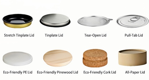 Different types of paper tube lips for eco-friendly and customizable packaging.