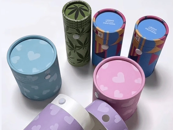 Custom child lock tube for vaping products and edibles storage.