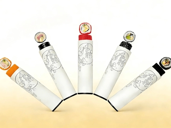 Екологични и персонализируеми хартиени тръбички за суши.