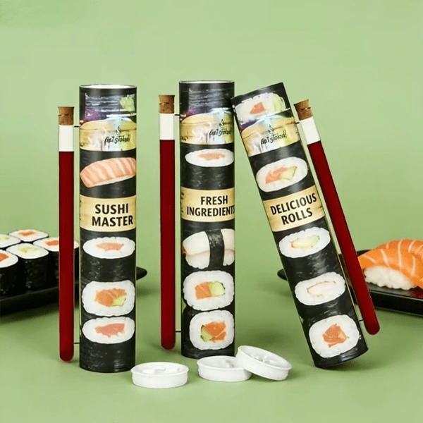 कस्टम पेपर ट्यूब और इको डिज़ाइन के साथ टिकाऊ सुशी पैकेजिंग