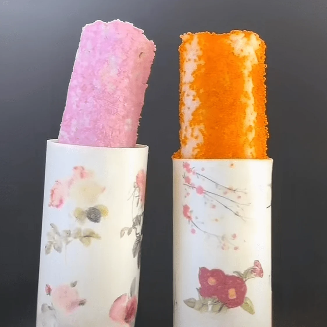 पुश पॉप सुशी रोल के लिए थोक में कस्टमाइज्ड इको-फ्रेंडली पेपर ट्यूब
