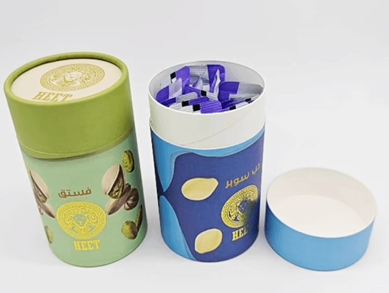 Sustainable paper tubes for probiotic packaging.
