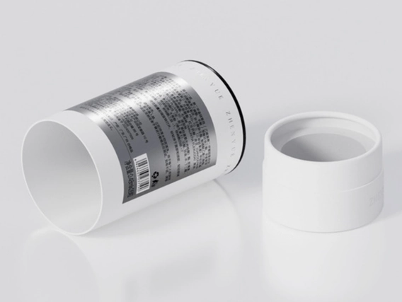 pudełko na perfumy w kształcie cylindra z porcelany