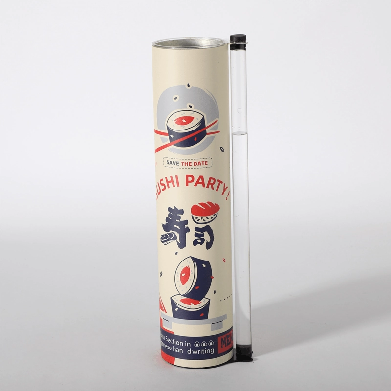 Cung cấp trực tiếp từ nhà máy các loại bao bì dạng ống đựng sushi thân thiện với môi trường, có thể tùy chỉnh theo yêu cầu.
