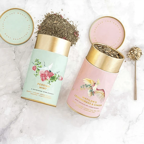 चियाको लागि अनुकूलन योग्य फूड-ग्रेड कार्डबोर्ड सिलिन्डर प्याकेजिङ, ओसिलोपन-प्रूफ र यूभी-प्रतिरोधी।