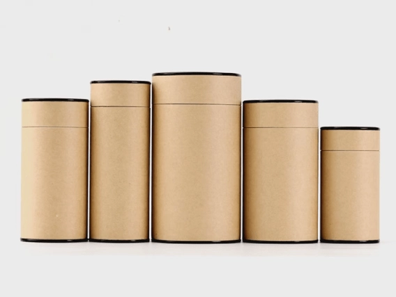 Pakêta xwarinê ya lûleya kaxizî ya kraft a xwerû, hawirdorparêz û xwerû, îdeal ji bo çay, xwarinên sivik û hêj bêtir.