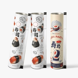 Ridefinisci la tua esperienza di sushi con l'innovativo packaging Sushi Push Pop Tube