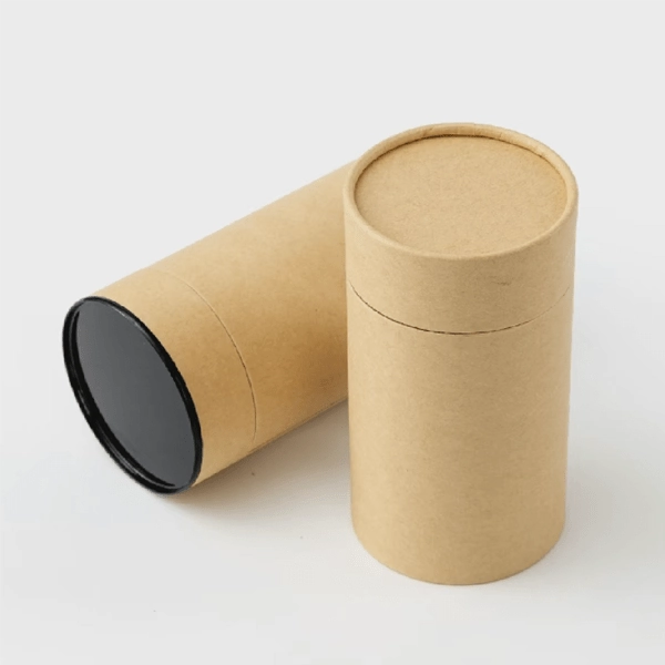 Eco-friendly custom paper tube packaging, perfect for food, cosmetics, and health products.
