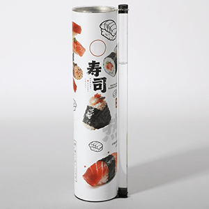 Perché l'innovativo packaging in tubo per Sushi Push Pop sta diventando virale in tutto il mondo?