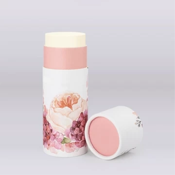 ការវេចខ្ចប់បំពង់ក្រដាស Push-Up Deodorant Stick និង Lip Balm ដែលអាចរលួយបានដោយជីវសាស្រ្ត