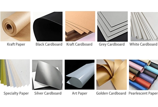 Types of paper material of sushi push pop paper tube.