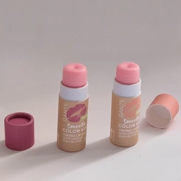 Individuell gestaltete, nachhaltige Tubenverpackung für Push-Up-Deodorant, Lippenbalsam und Sticks