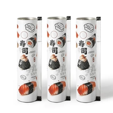 Инновационный производитель упаковки для суши в виде цилиндрических туб на заказ