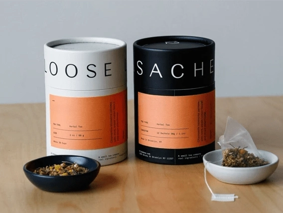 चियाको ताजापन जोगाउन र ब्रान्डिङ बढाउन पर्यावरणमैत्री सामग्रीबाट बनेको अनुकूलित चिया हेरचाह प्याकेज।