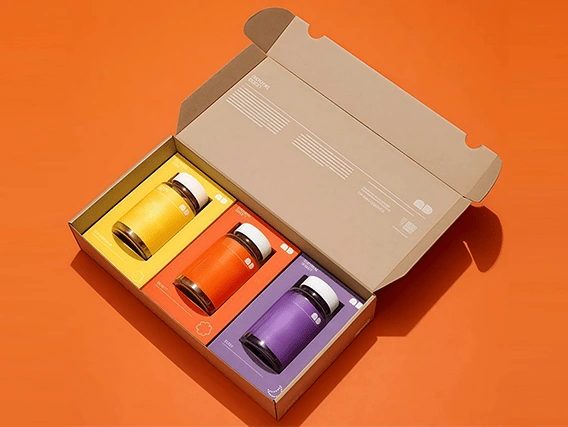 Personalized eco-friendly mailing boxes with logo printing.