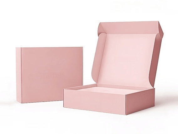 Custom paper folding gift box with logo and design.
