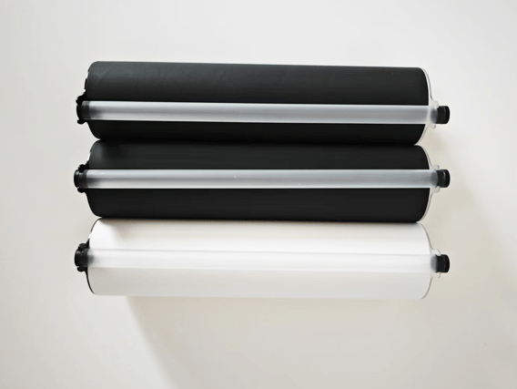 Custom innovative sushi tube packaging.