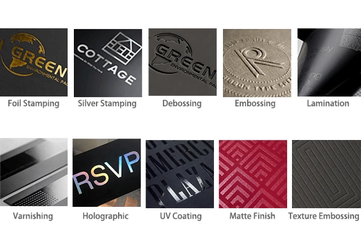 Niestandardowe pudełka papierowe z najwyższej jakości wykończeniem powierzchni.