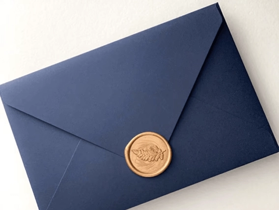 Custom unique printed envelope mailer packaging.