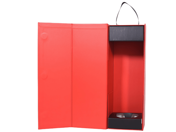 Brugerdefineret engros vin papkasse trykning og design.